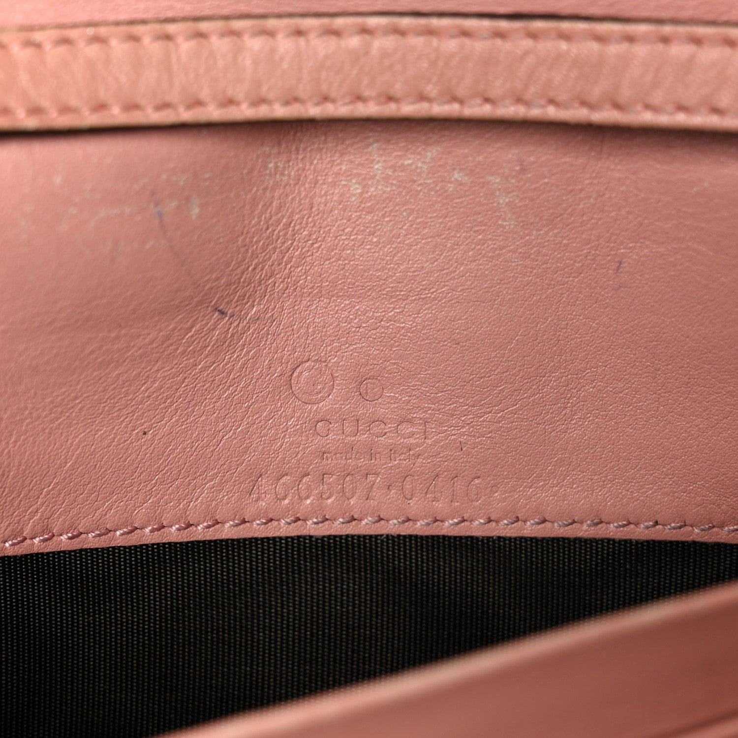Gucci Microguccissima Crossbody Wallet Brown