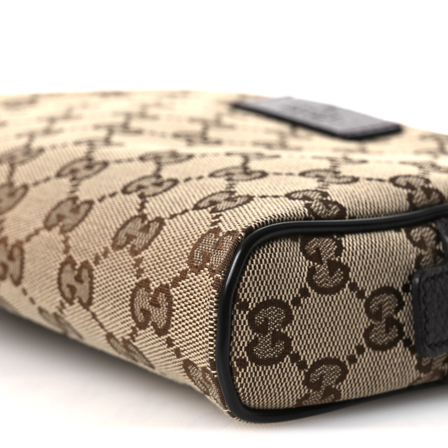Gucci Monogram Belt Bag Dark Brown