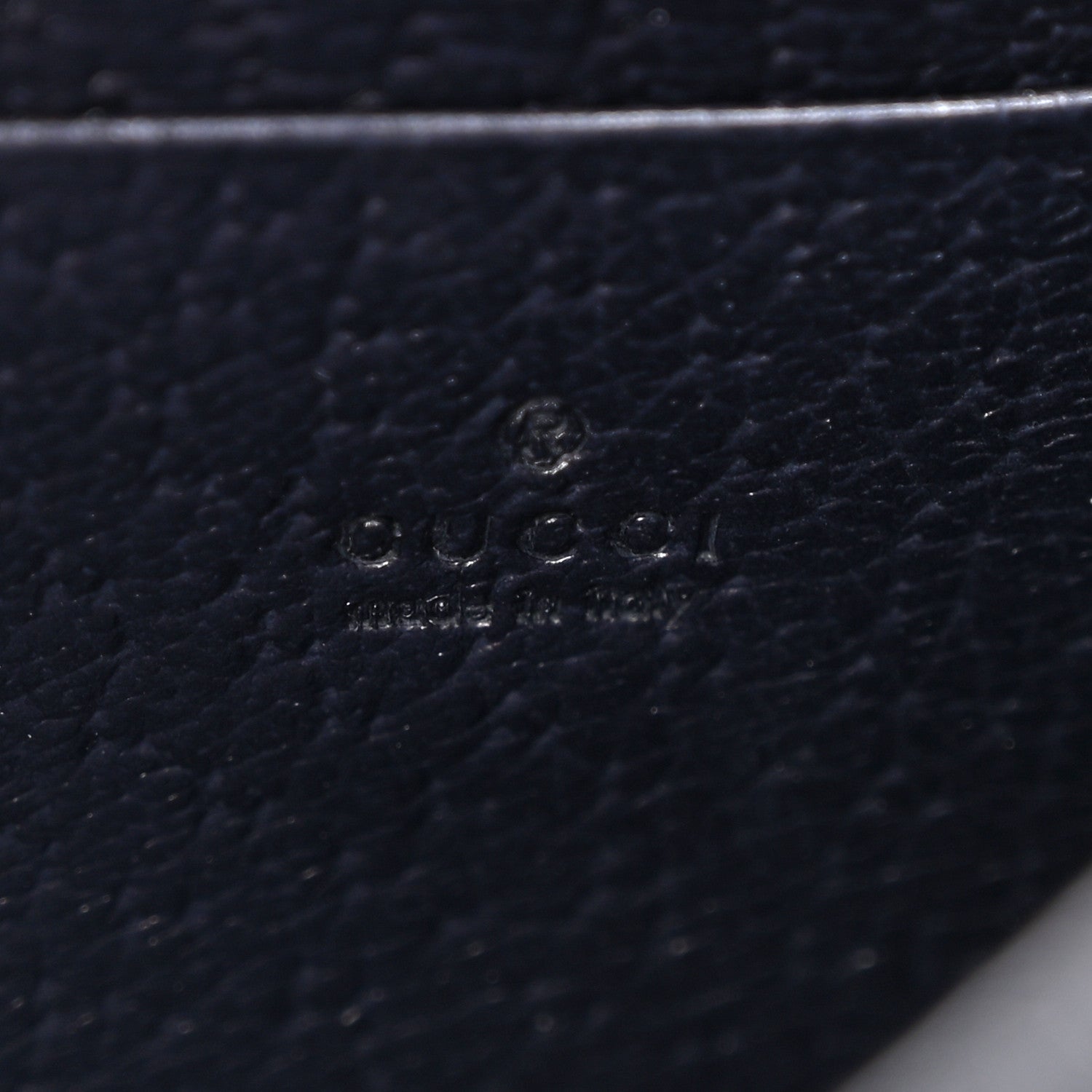 Gucci GG Supreme Monogram Textured Dollar Calfskin Mini Dionysus Chain Wallet Beige Blue