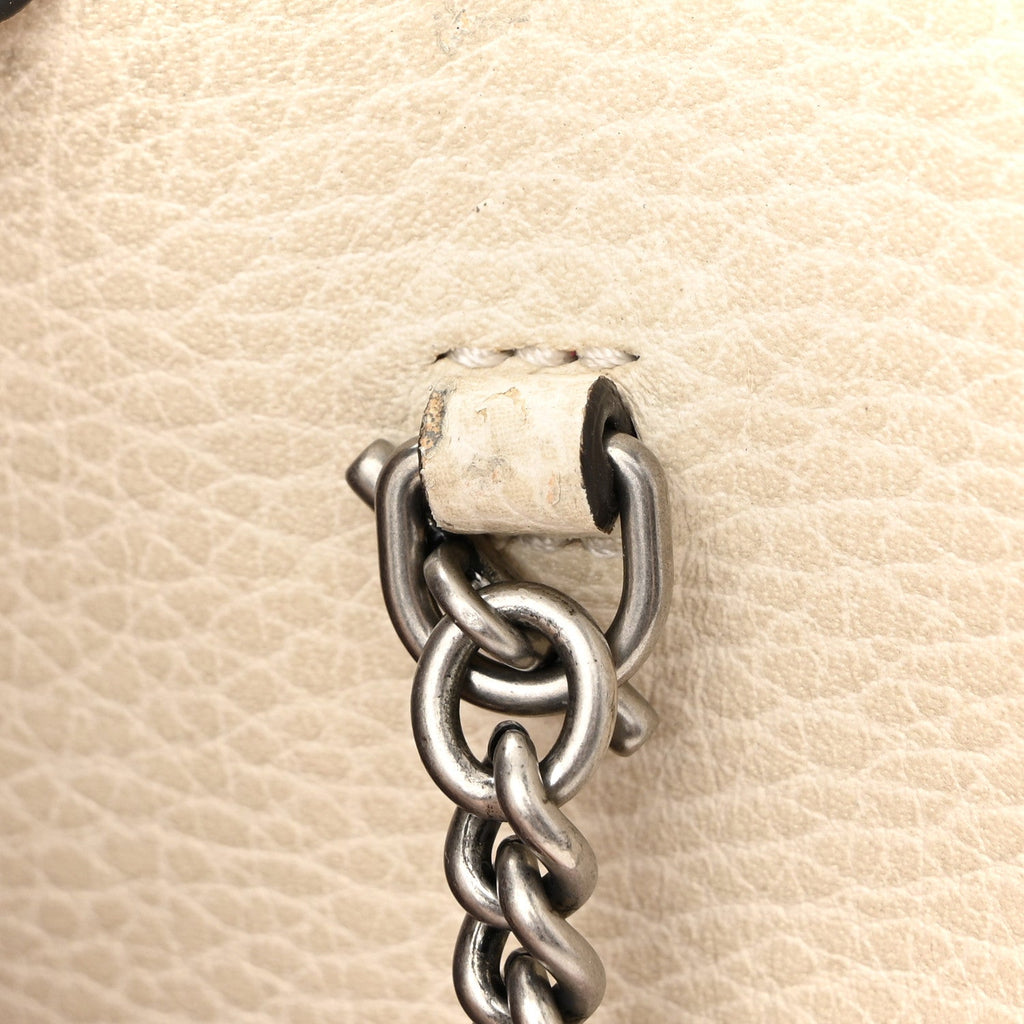 Gucci Dollar Calfskin Crystal Super Mini Dionysus Shoulder Bag Mystic White Black Diamond