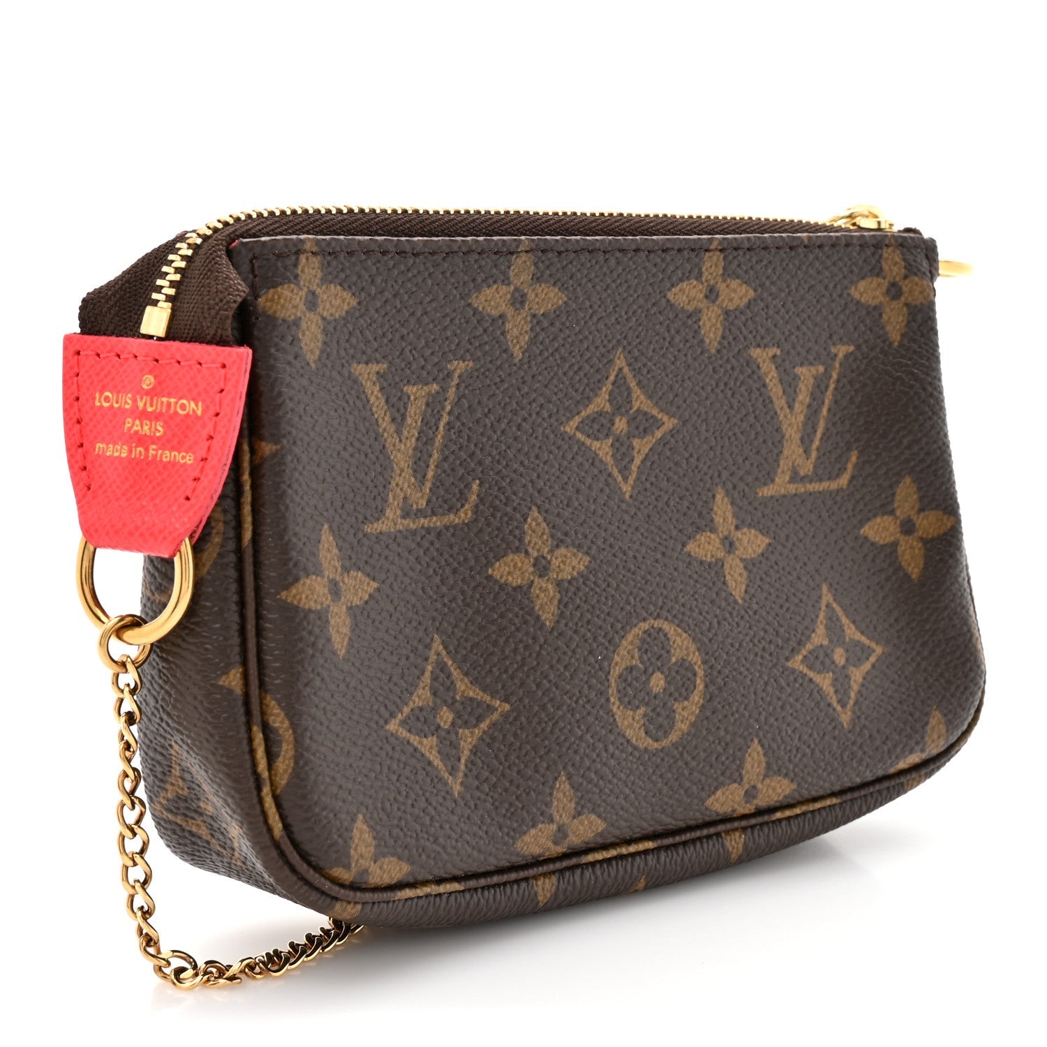 Louis Vuitton Monogram 2021 Christmas Animation London Mini Pochette Accessories Red