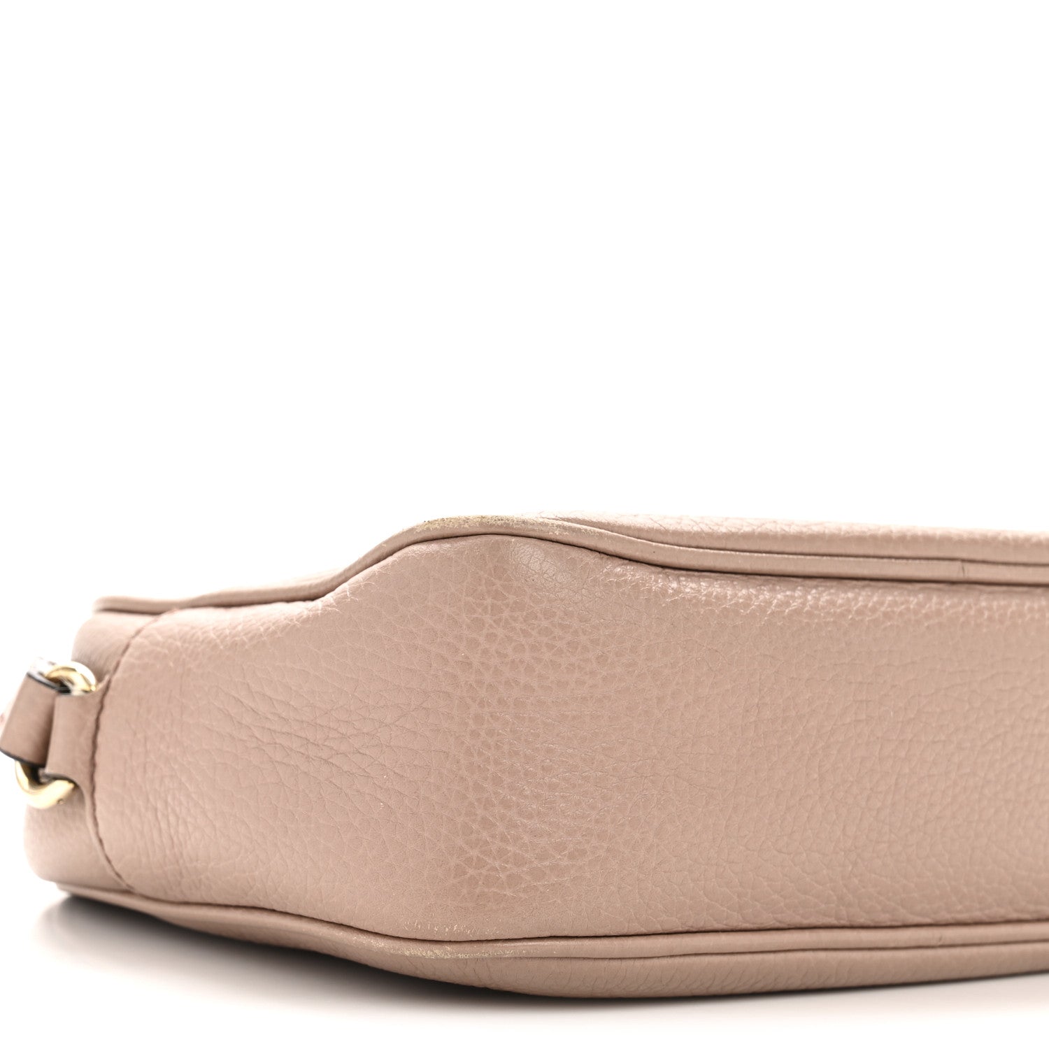 Gucci Pebbled Calfskin Small Soho Disco Bag Rose Beige