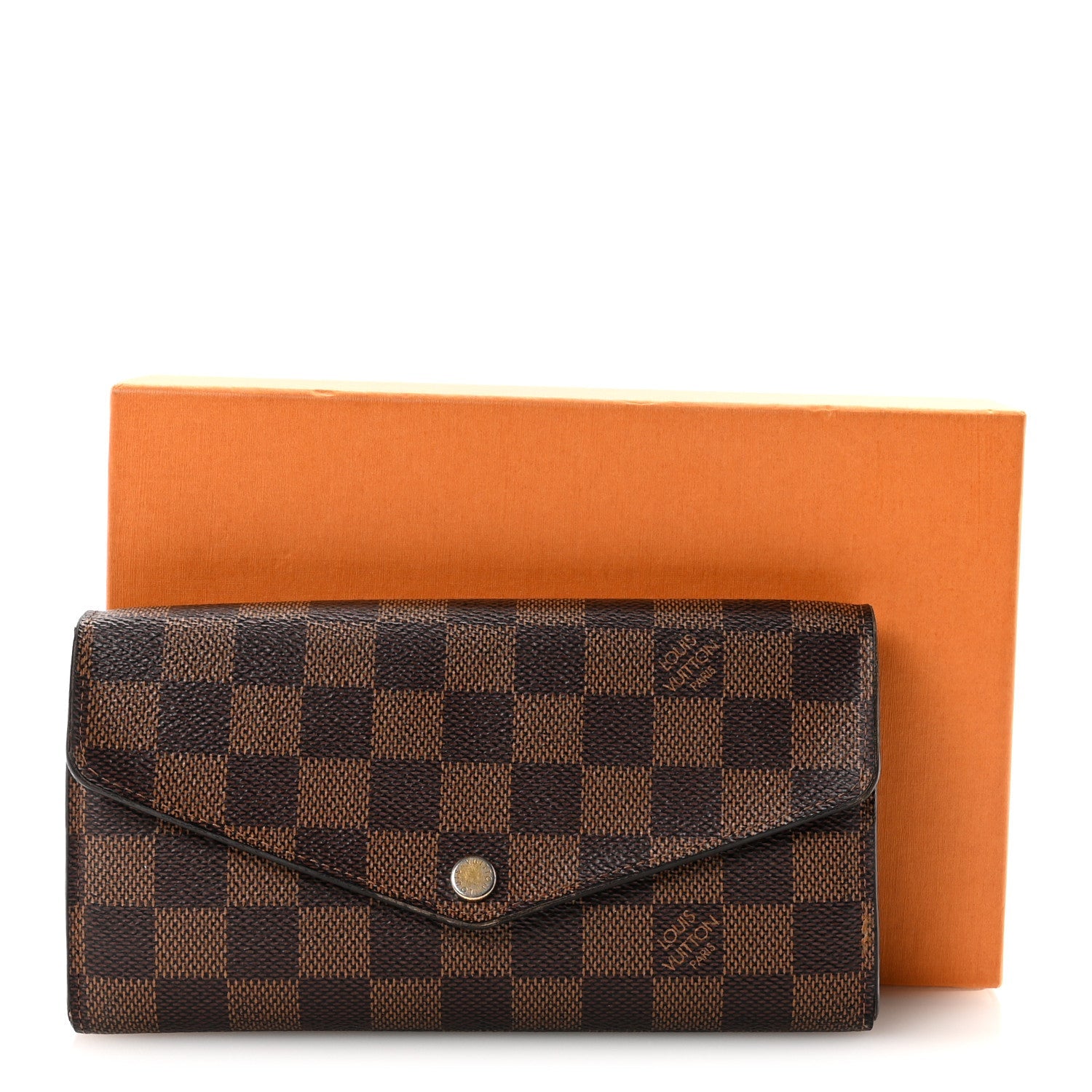 Louis Vuitton Damier Ebene Sarah Wallet NM