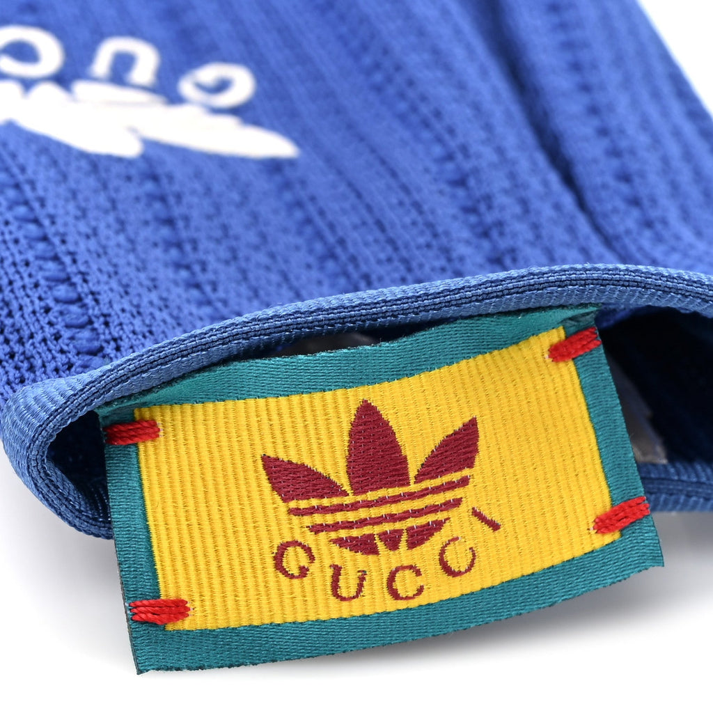 Gucci X ADIDAS Fabric Fingerless Gloves S Royal Blue