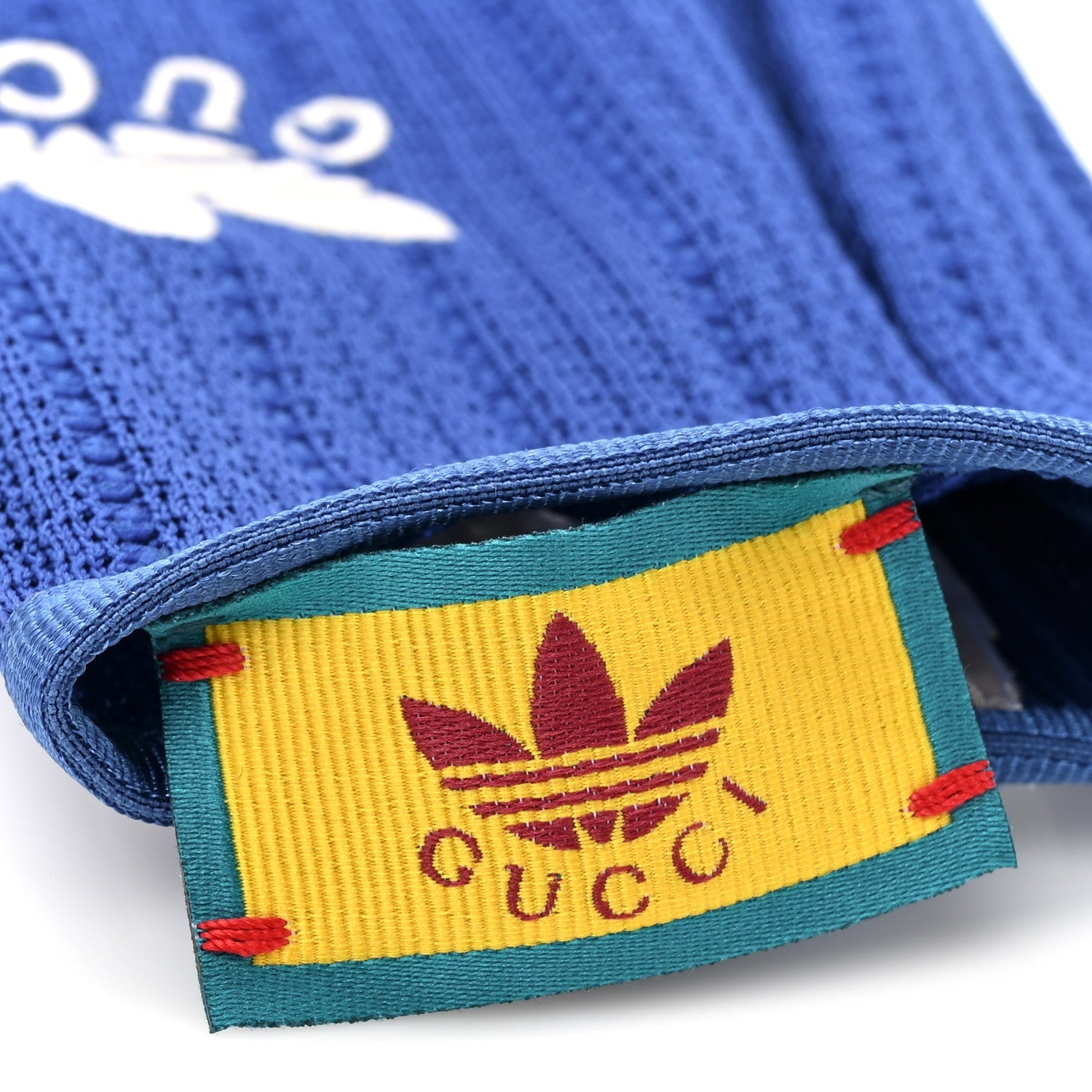 Gucci X ADIDAS Fabric Fingerless Gloves S Royal Blue