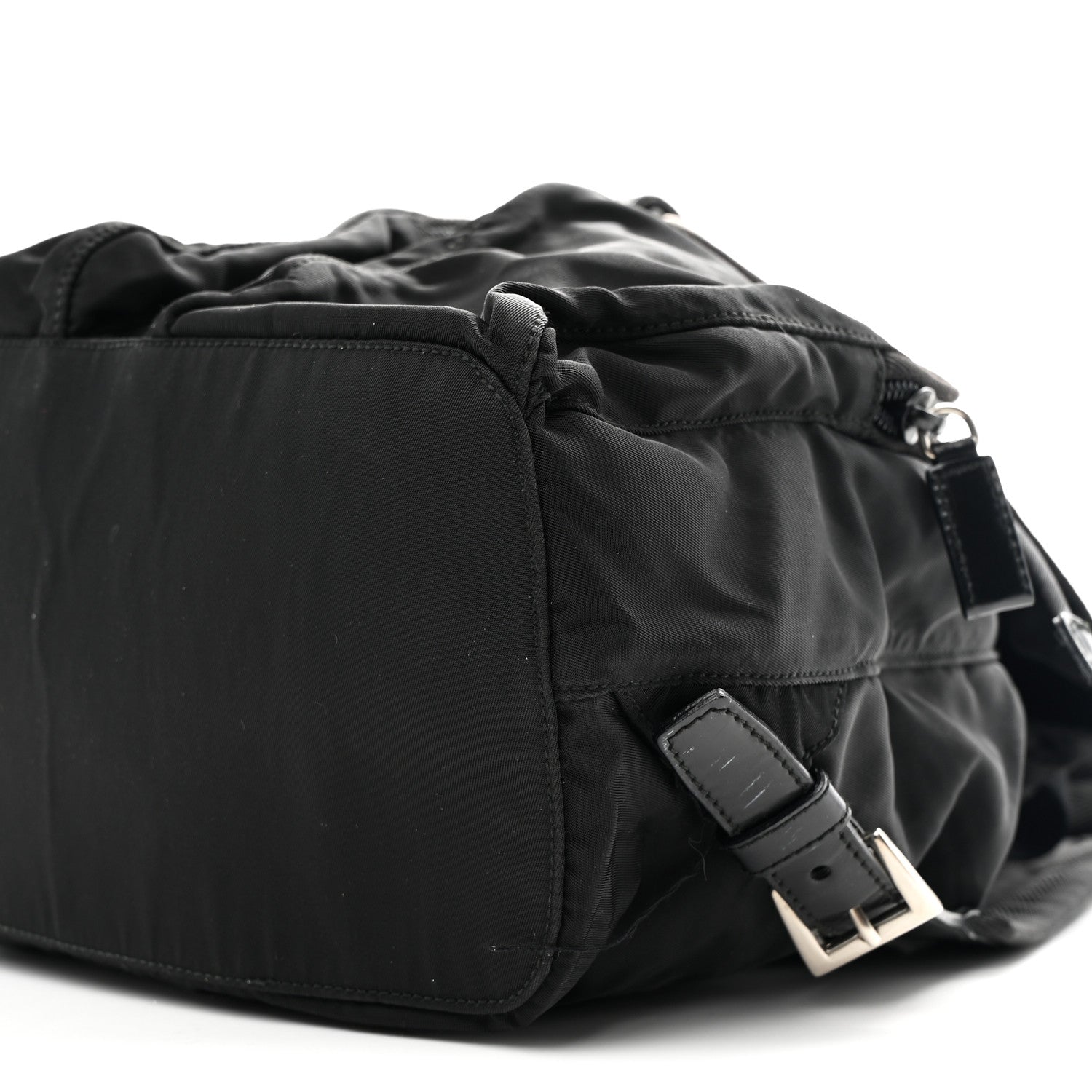 Prada Nylon Vela Medium Backpack Black