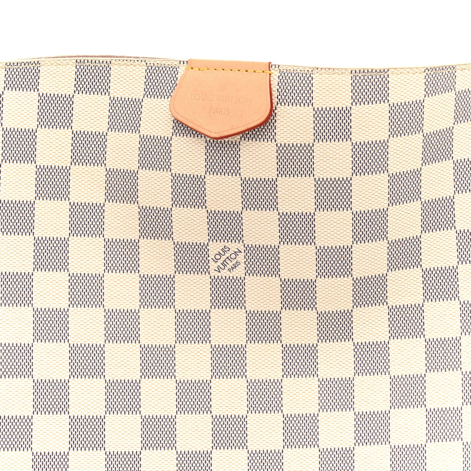 Louis Vuitton Damier Azur Graceful MM Rose Ballerine