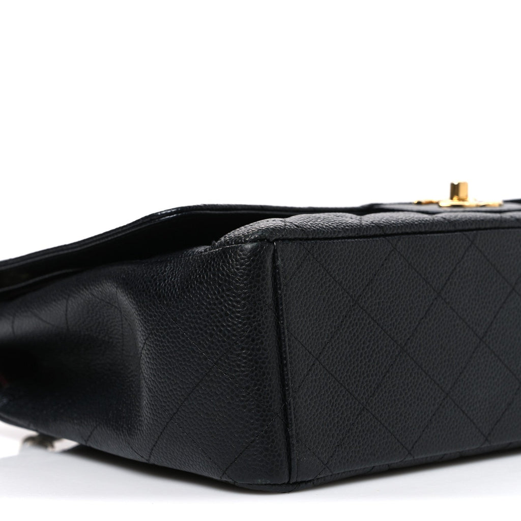 Chanel Caviar Quilted Maxi Double Flap Black