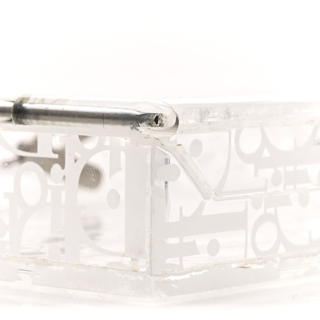 Christian Dior Plexiglass Vertical Pouch Translucent