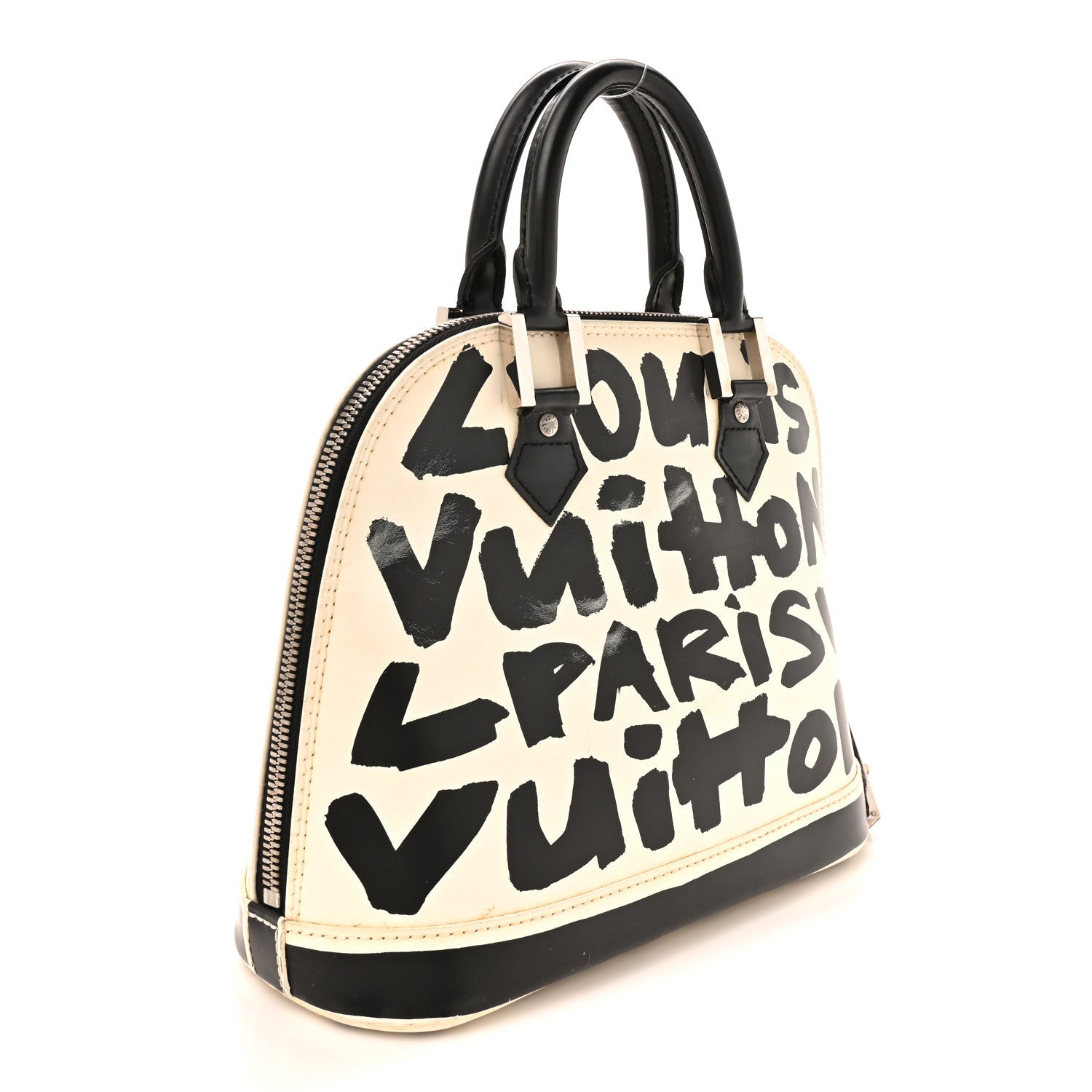 Louis Vuitton Graffiti Alma MM Black