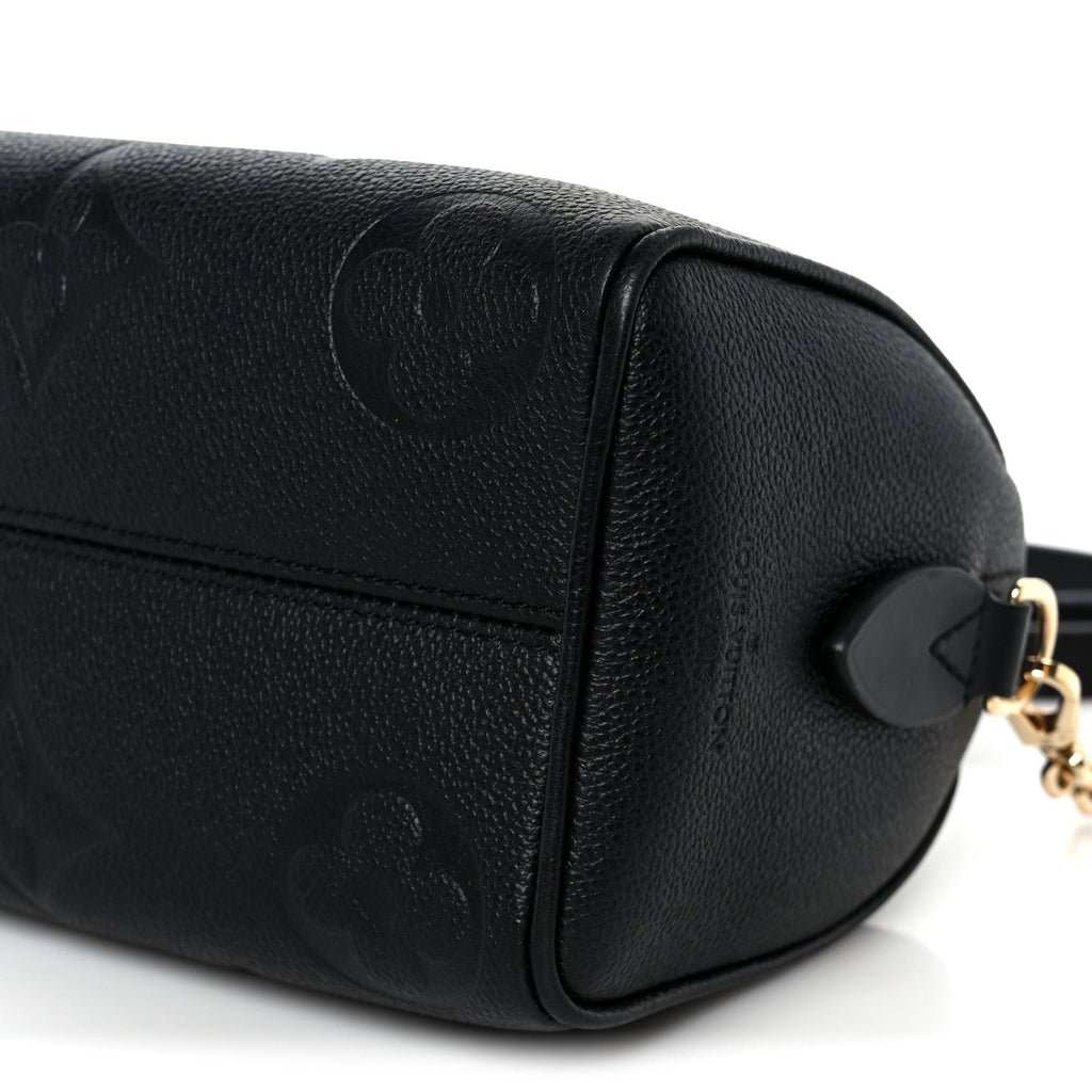 Louis Vuitton Empreinte Monogram Giant Speedy Bandouliere 20 Black