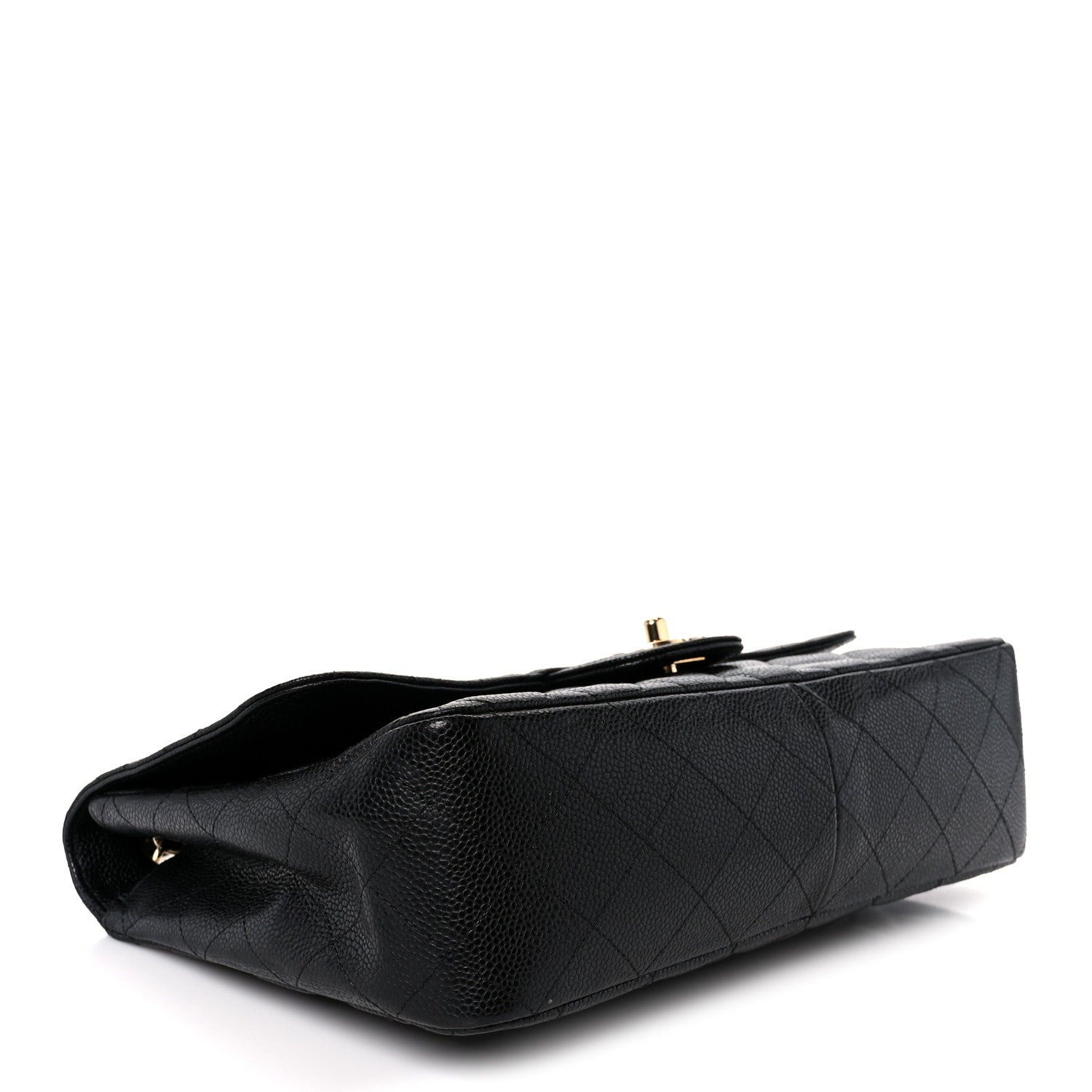 Chanel Caviar Quilted Jumbo Single Flap Black