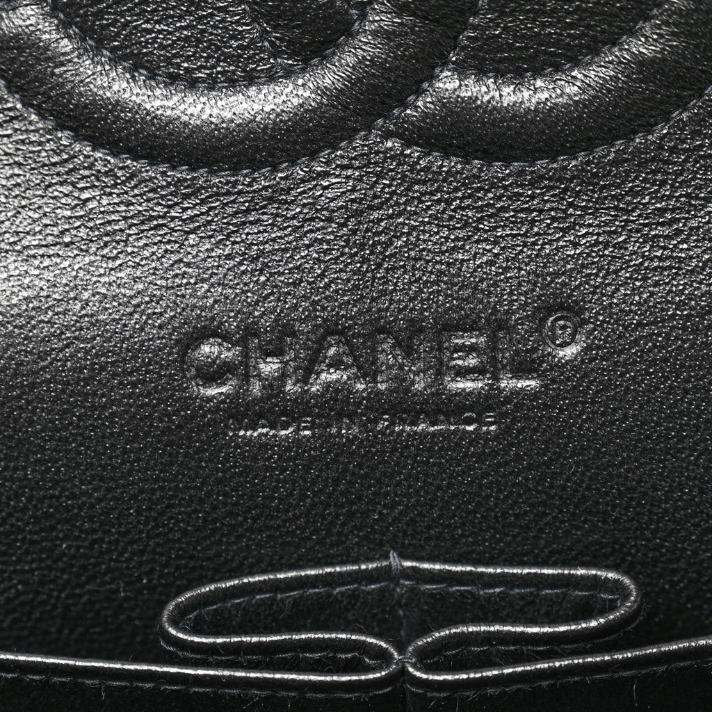 Chanel Tweed Quilted Medium Double Flap Pink Black