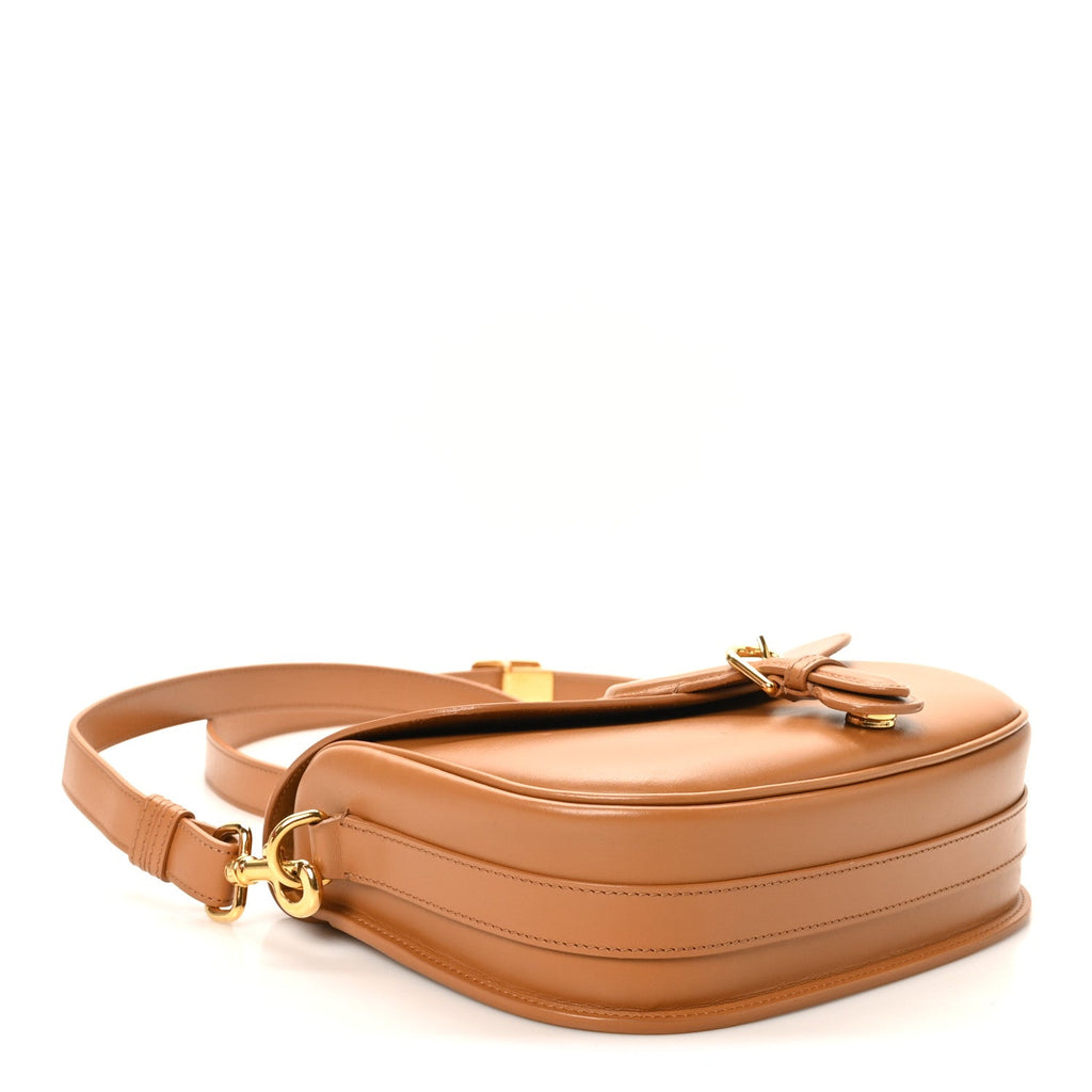 Christian Dior Box Calfskin Medium Bobby Flap Camel