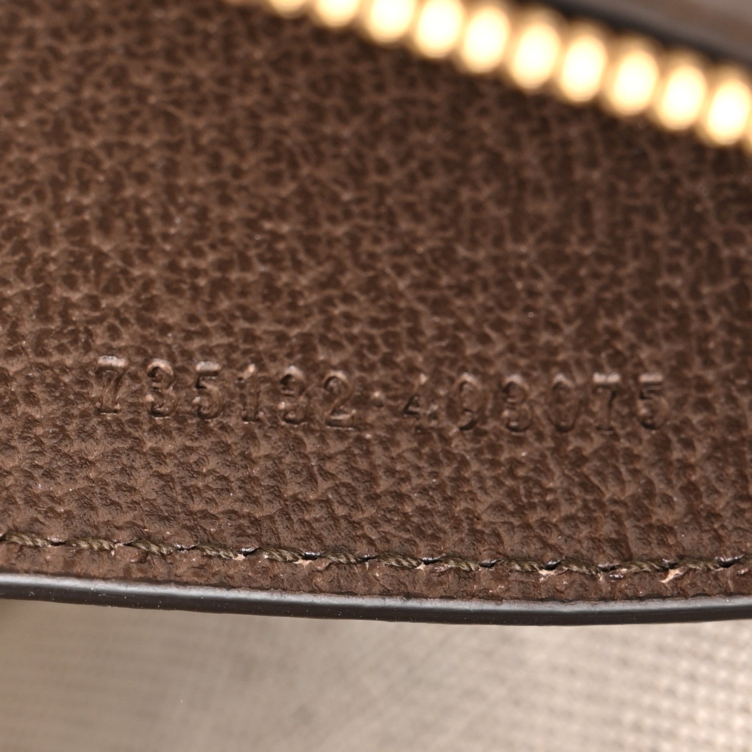 Gucci GG Supreme Monogram Textured Dollar Calfskin Web Small Ophidia GG Handbag Beige Ebony New Acero