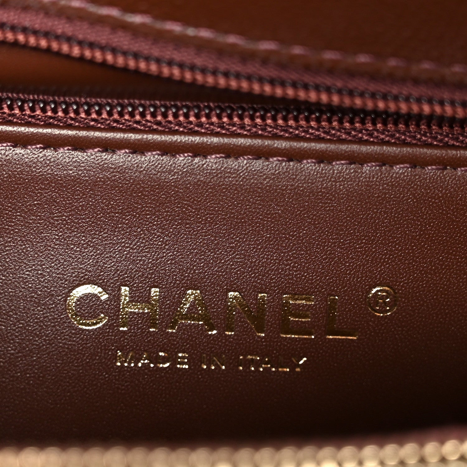 Chanel Caviar Quilted Small Coco Handle Flap Dark Brown