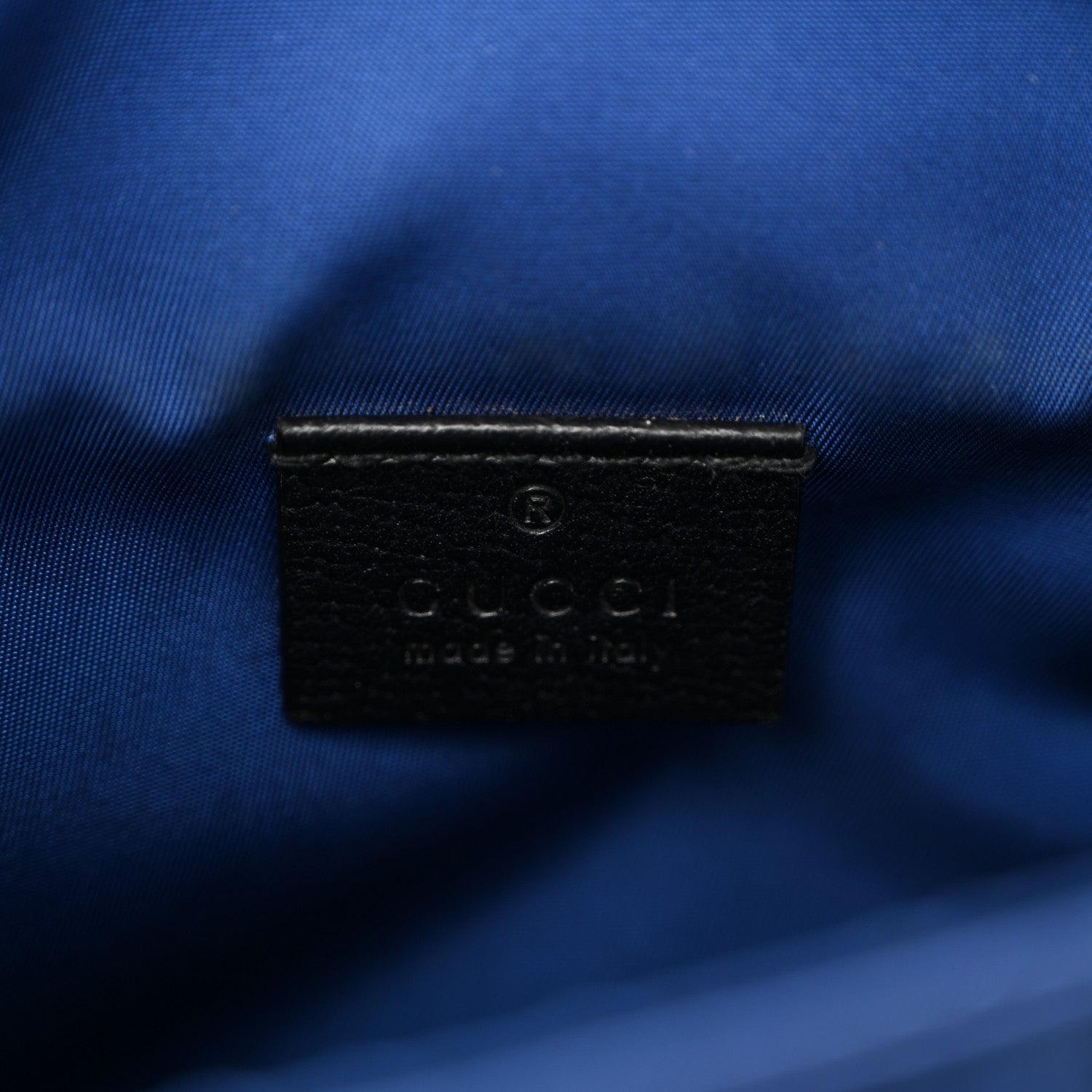 Gucci Econyl Nylon Monogram Off The Grid Messenger Bag Orient Blue Black