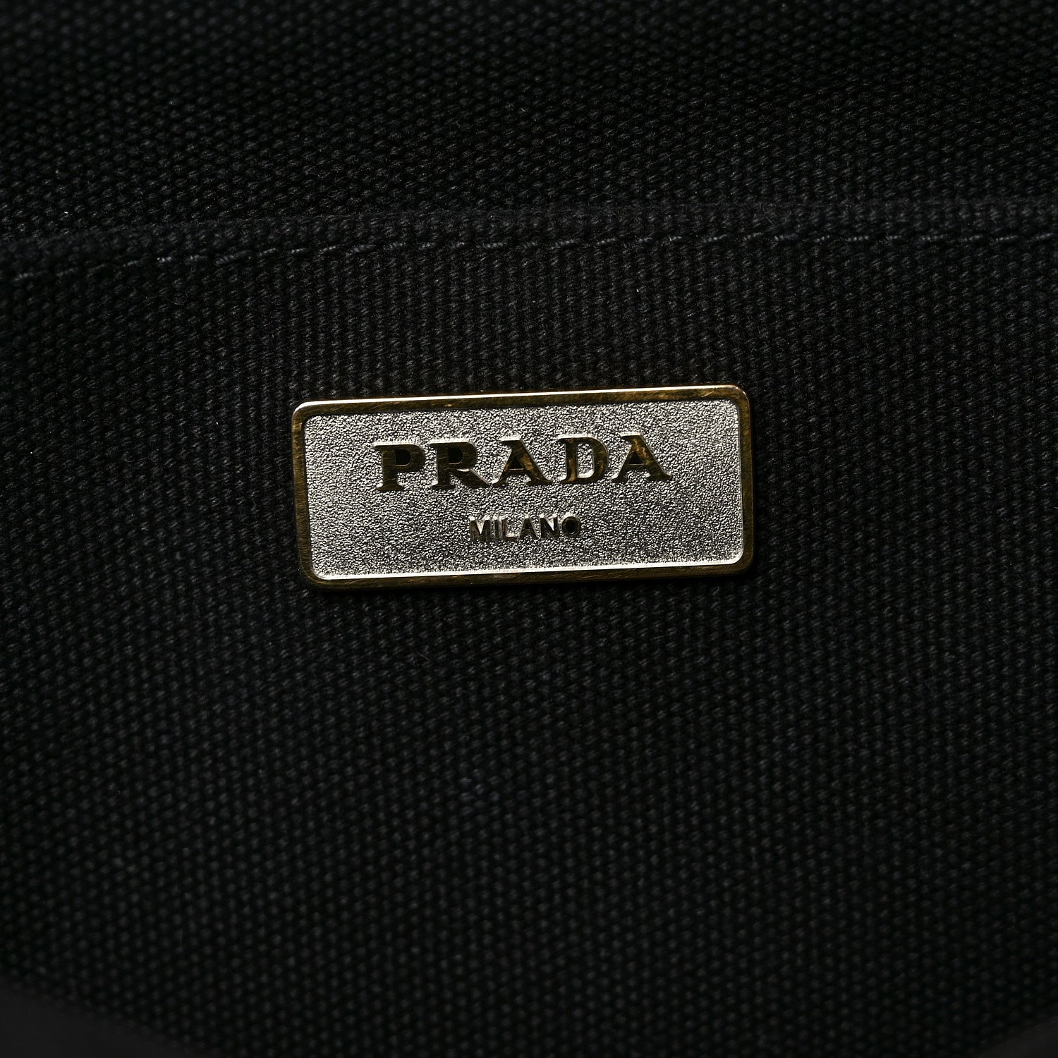 Prada Canapa Logo Tote Black