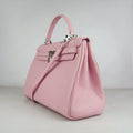 Hermes Kelly 32cm Togo Leather Handbag 6108 Pink Silver