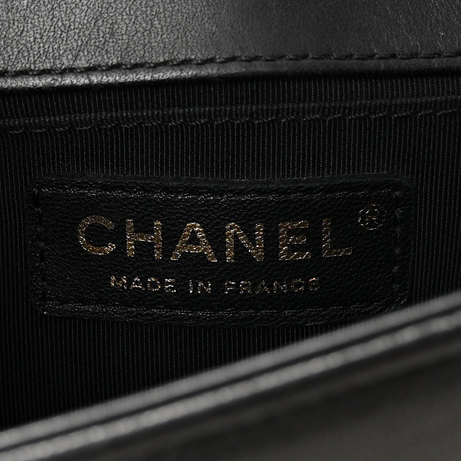 Chanel Lambskin Quilted Small Boy Flap Black