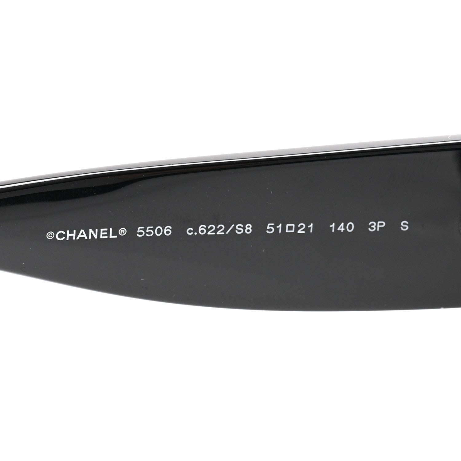 Acetate Polarized Square Sunglasses 5506 Black