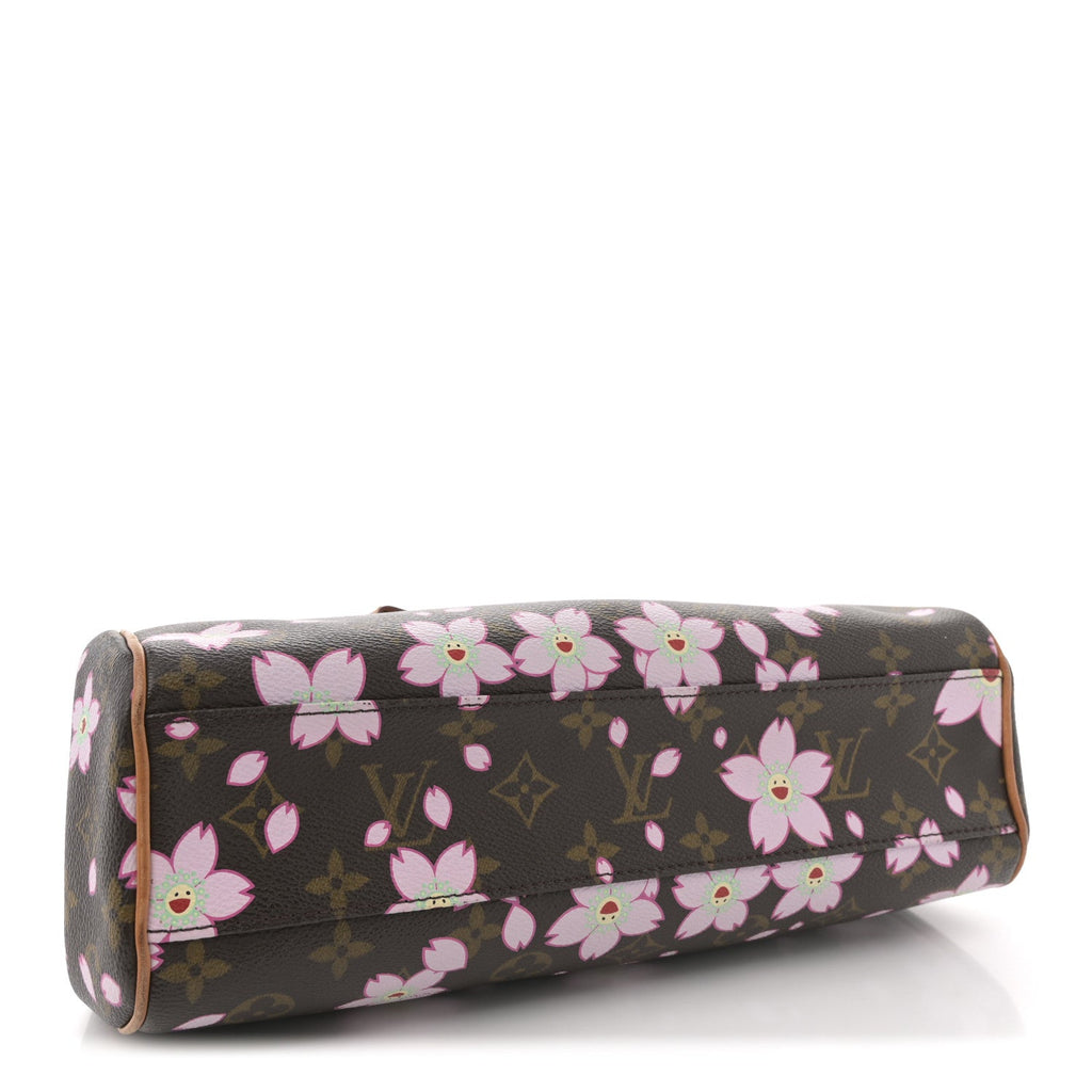 Louis Vuitton Monogram Cherry Blossom Sac Retro Bag Brown