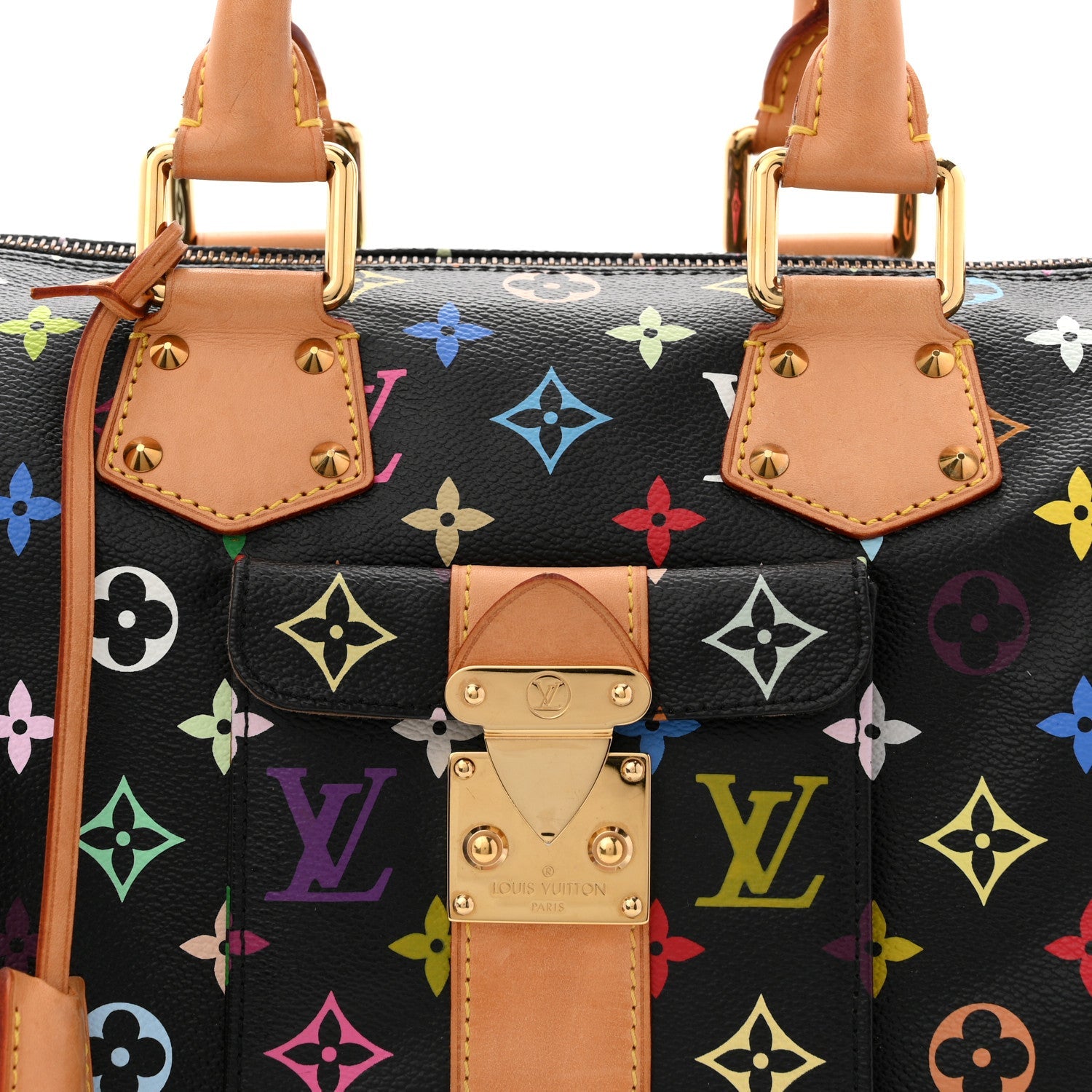 Louis Vuitton Monogram Multicolor Speedy 30 Black
