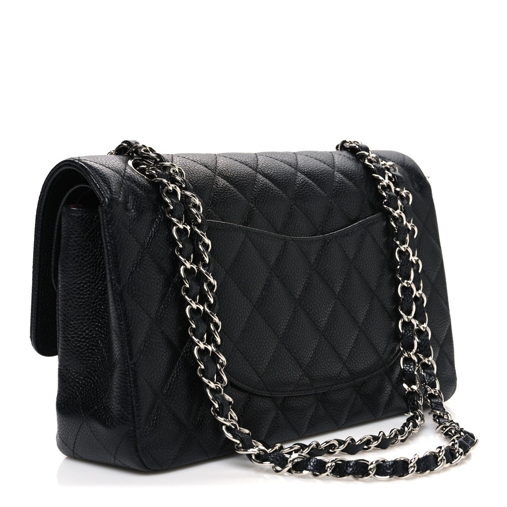 Chanel Caviar Quilted Medium Double Flap Black