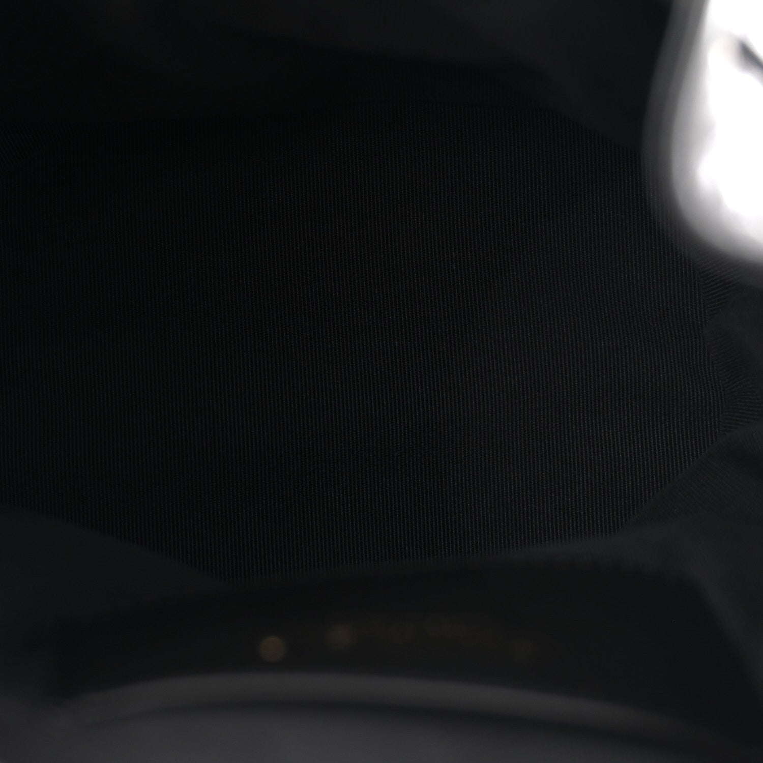 Chanel Lambskin Quilted Logo Mini Backpack Black