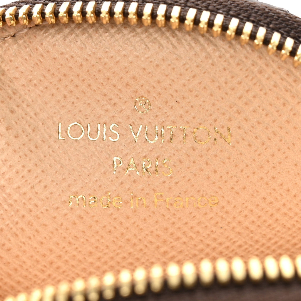 Louis Vuitton Monogram Multi Pochette Accessories Round Coin Purse