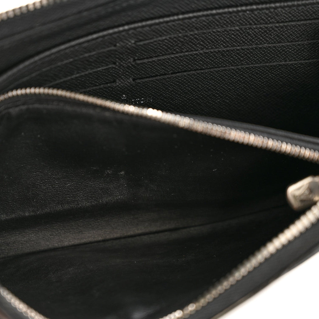 Louis Vuitton Taiga Dragonne Zippy Wallet Black