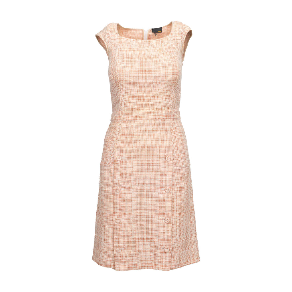 Fendi Tweed Midi Dress - '10s