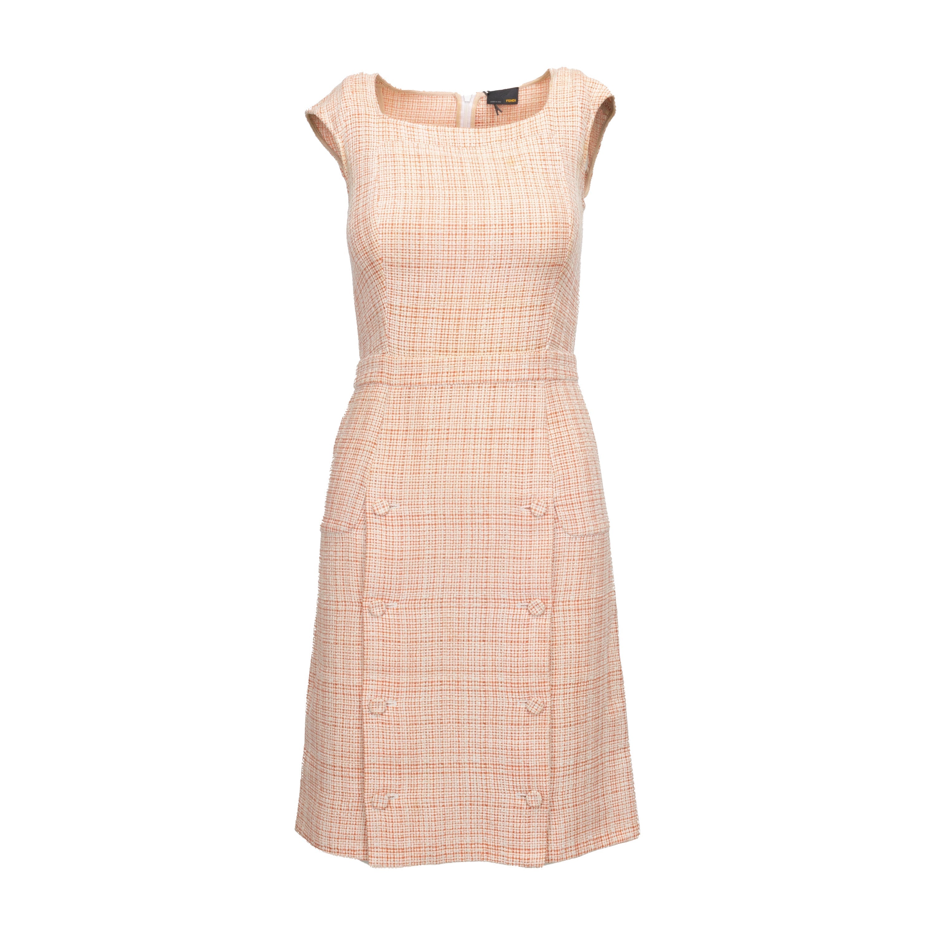 Fendi Tweed Midi Dress - '10s