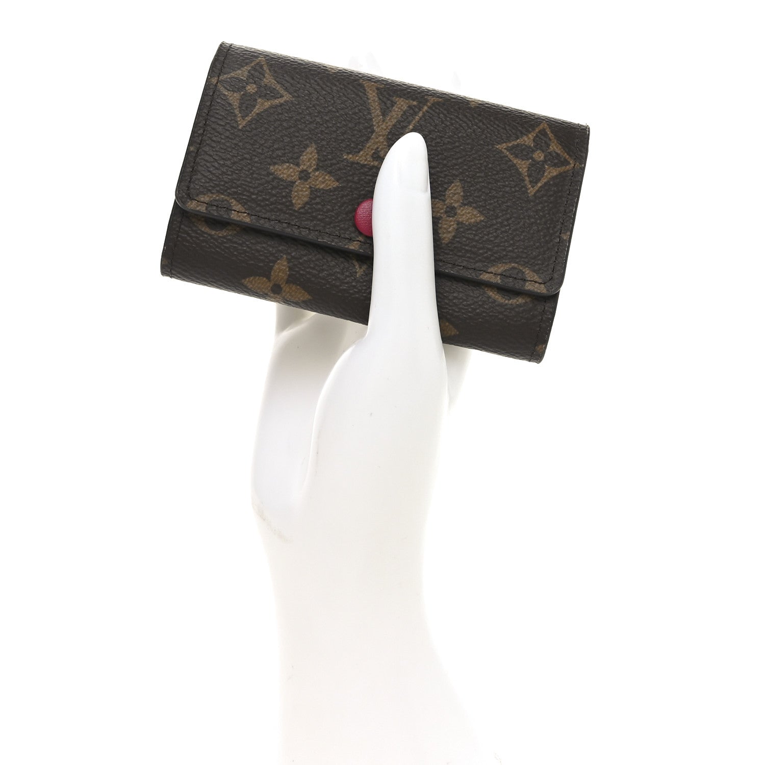 Louis Vuitton Monogram 6 Key Multicles Holder Fuchsia