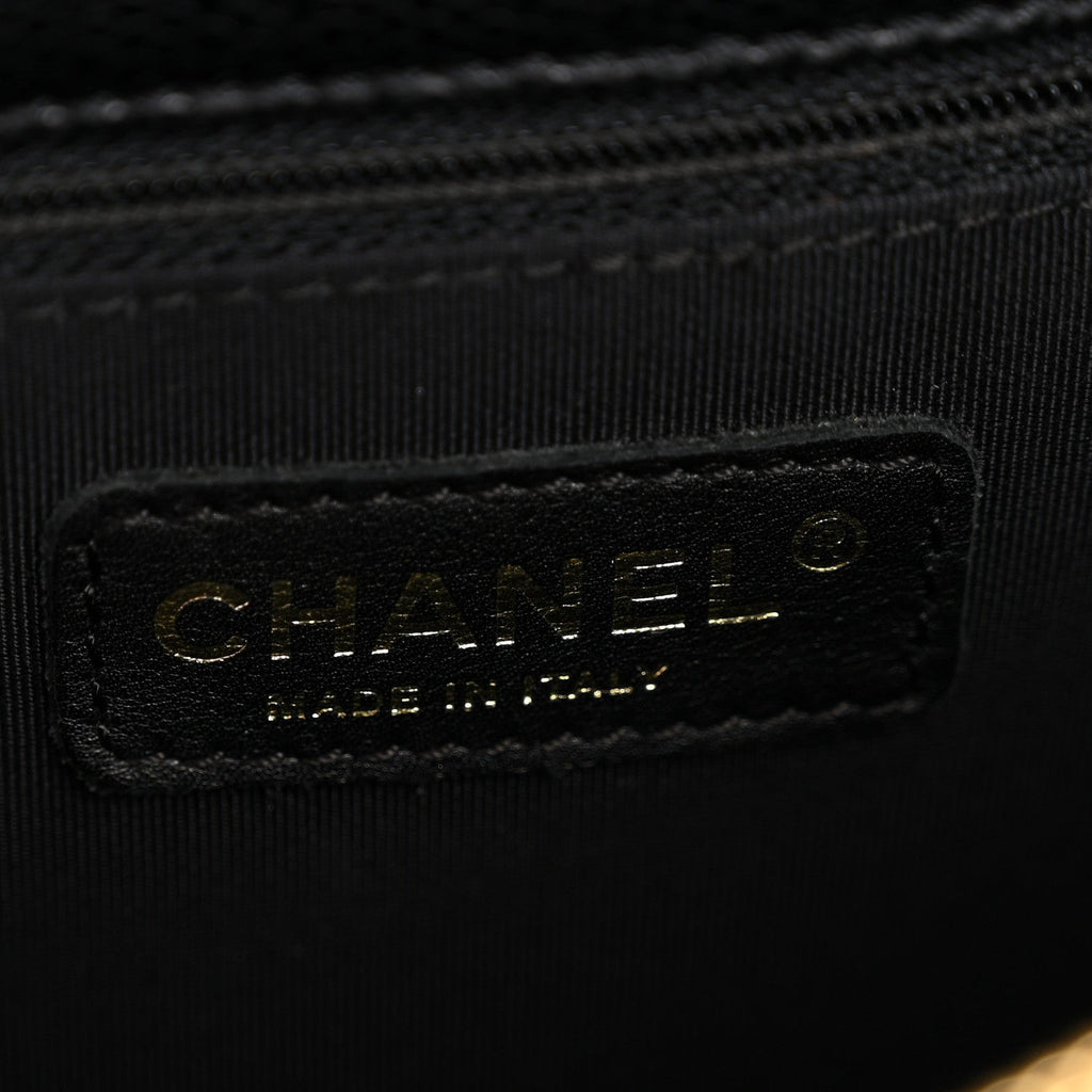 Chanel Caviar Quilted Grand Shopping Tote GST Black