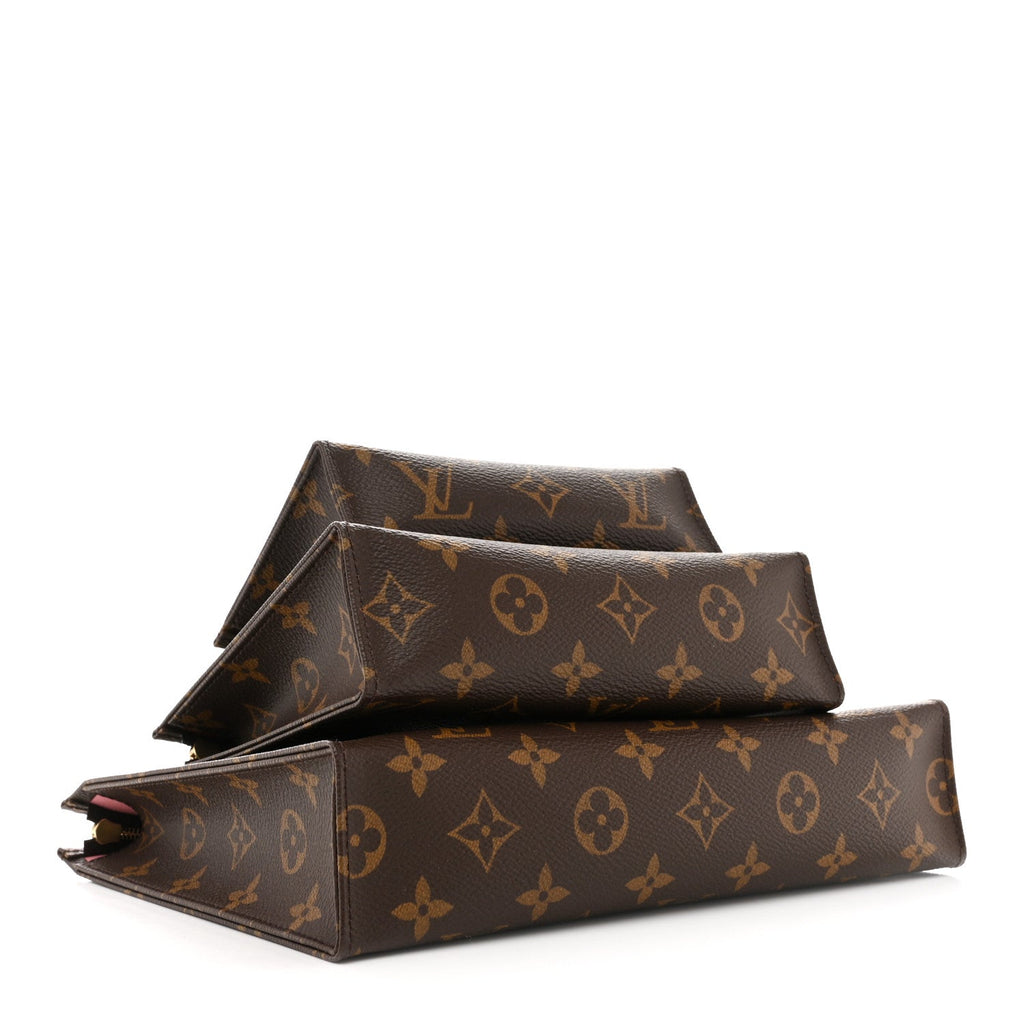 Louis Vuitton Monogram Trio Toilet Pouch Set