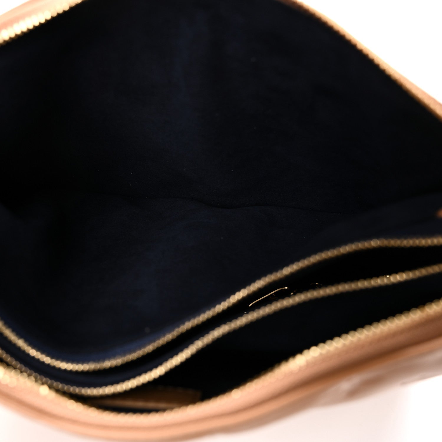 Louis Vuitton Lambskin Embossed Monogram Coussin PM Camel