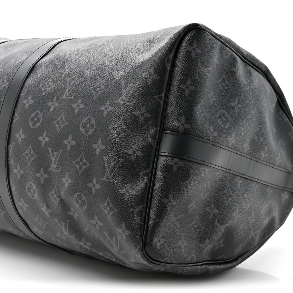 Louis Vuitton Monogram Eclipse Keepall Bandouliere 55