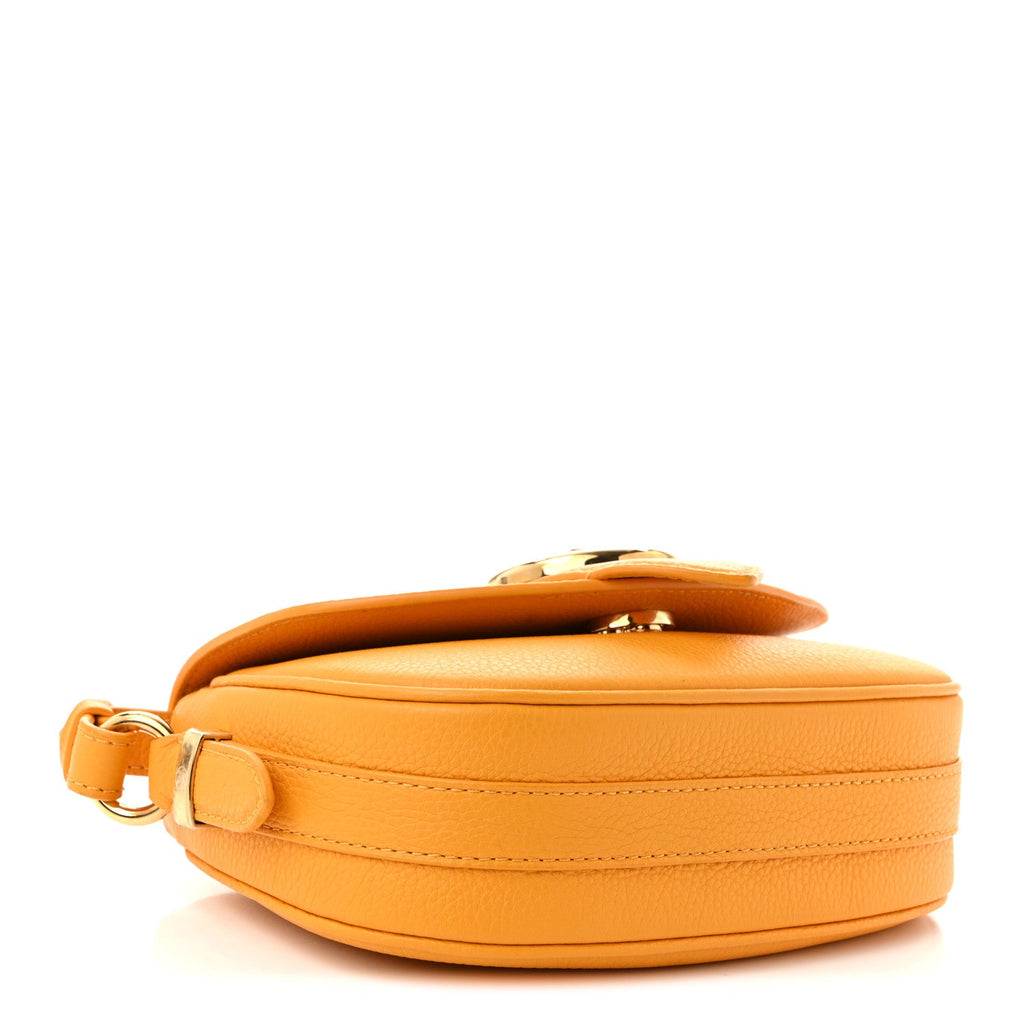 Louis Vuitton Grained Calfskin LV Pont 9 Soft PM Sunbeam