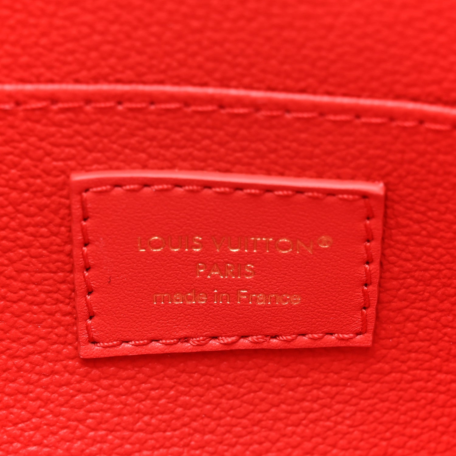 Louis Vuitton Epi Cosmetic Pouch PM Rouge Louis