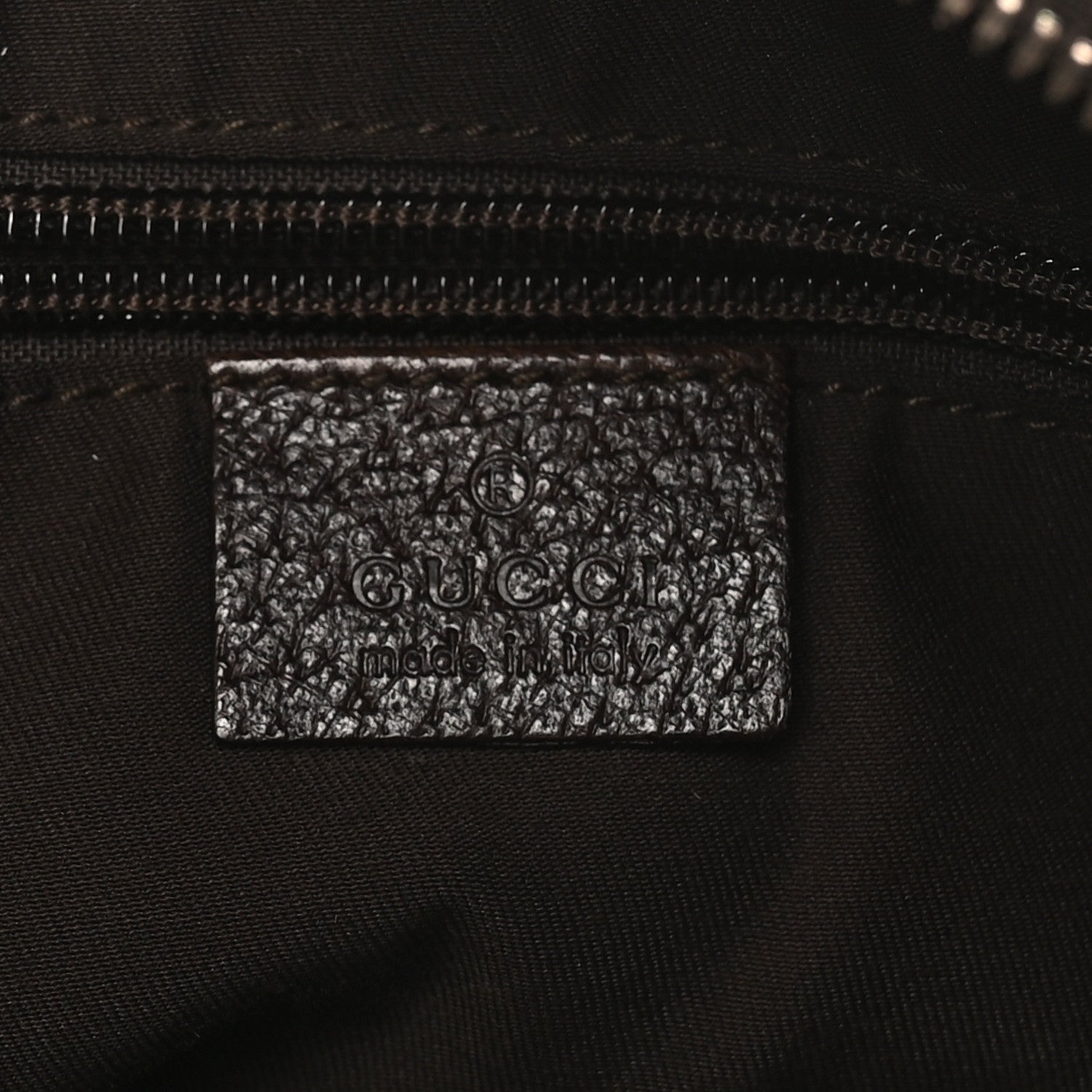Gucci Monogram Messenger Bag Brown