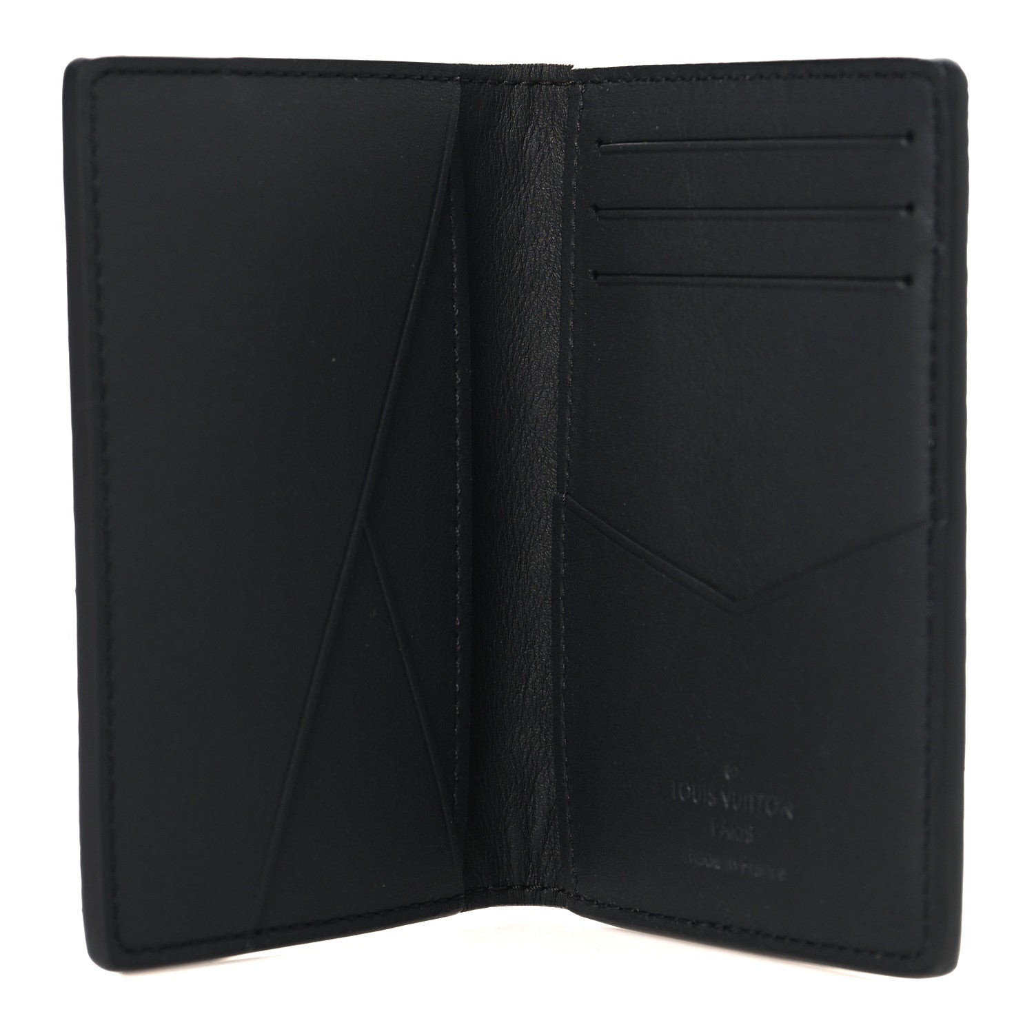 Louis Vuitton Taurillon Monogram Pocket Organizer Black