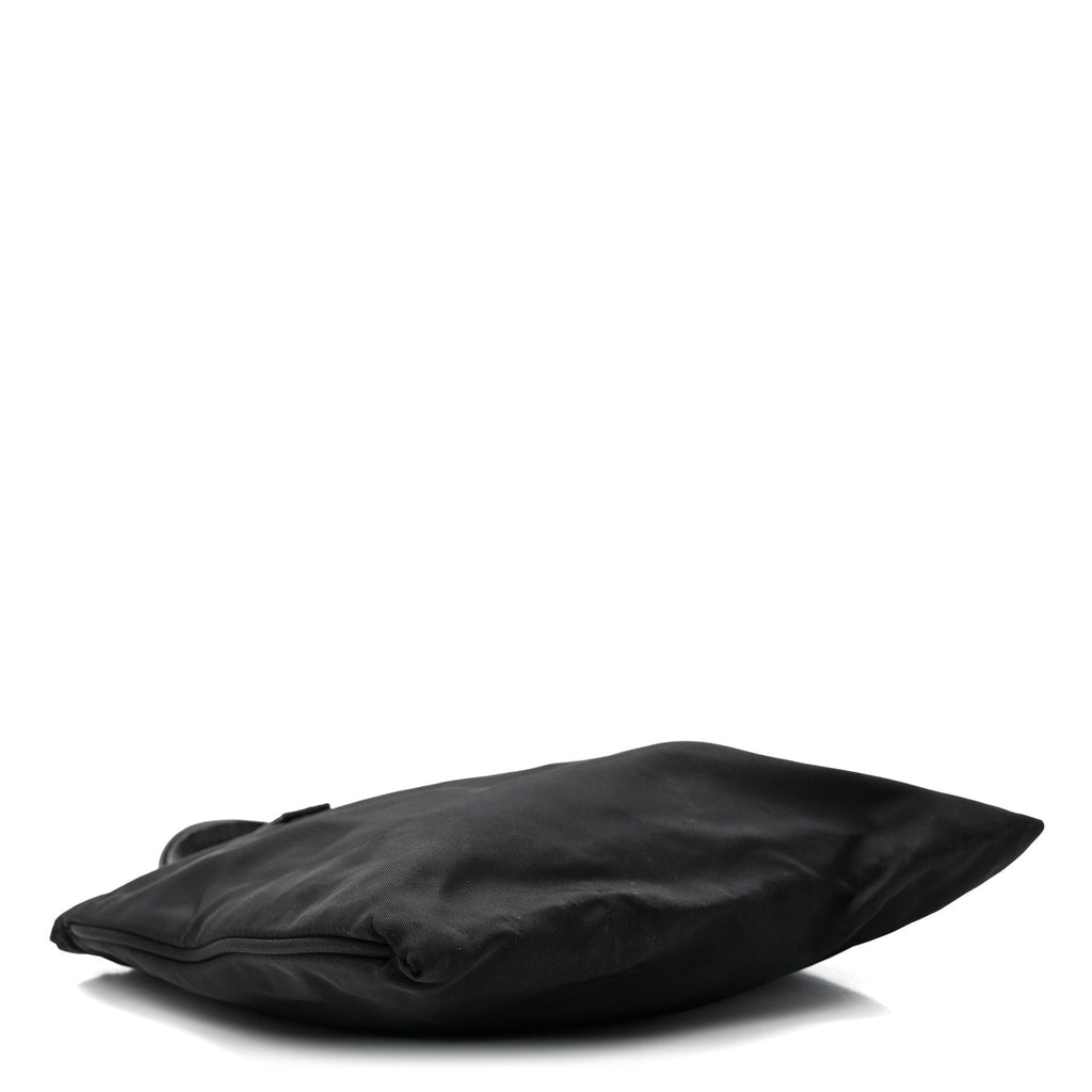Prada Tessuto Nylon Mini Shopping Tote Black