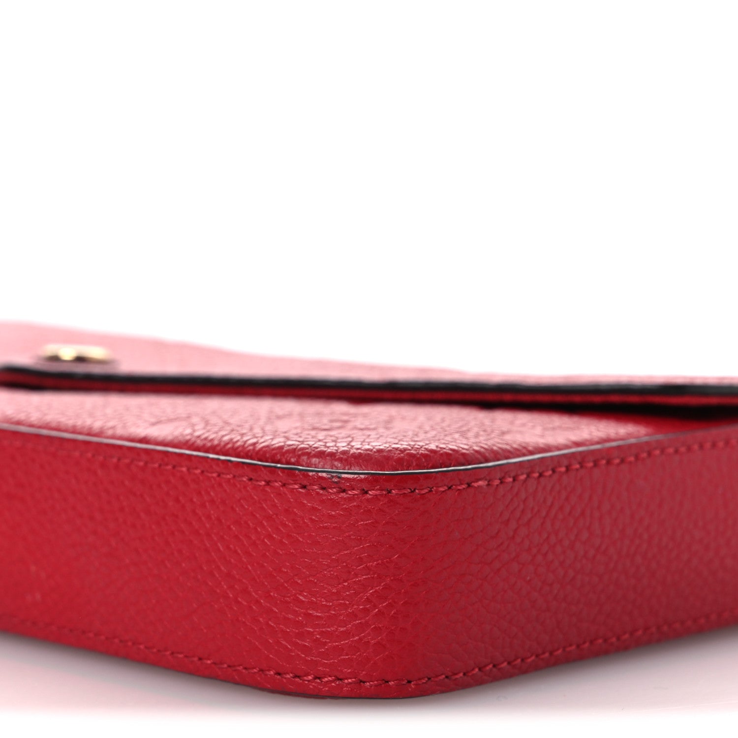 Louis Vuitton Empreinte Pochette Felicie Chain Wallet Scarlet