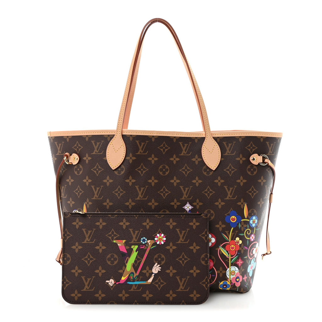Louis Vuitton LV X TM Monogram Flowers Neverfull MM