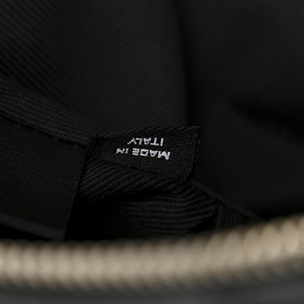 Chanel Calfskin Quilted Uniform Waist Belt Bag Black