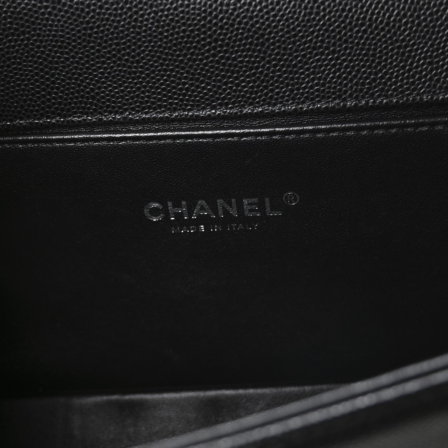 Chanel Caviar Quilted Medium Boy Flap Black