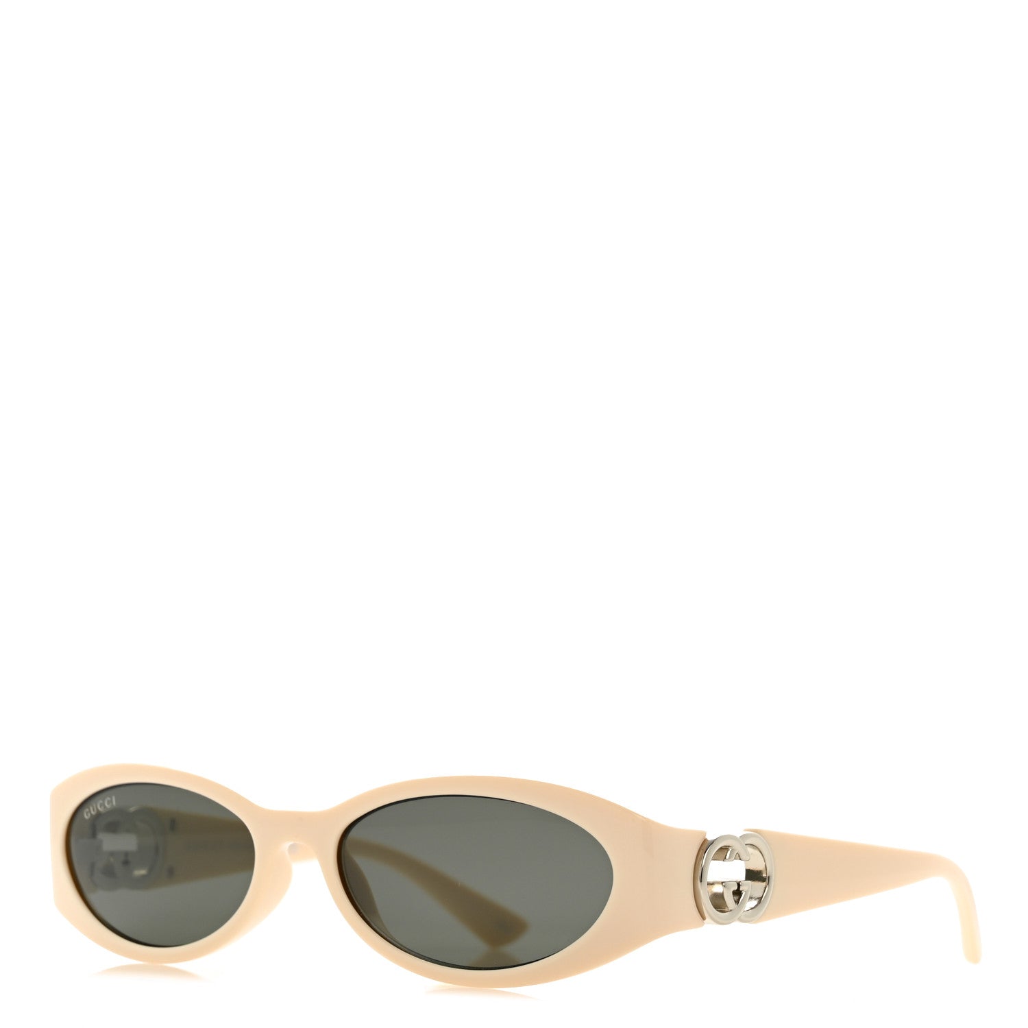 Gucci Acetate Oval Sunglasses GG1660S Ivory