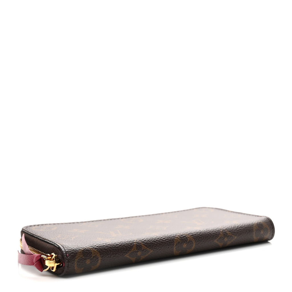 Louis Vuitton Monogram Clemence Wallet Fuchsia