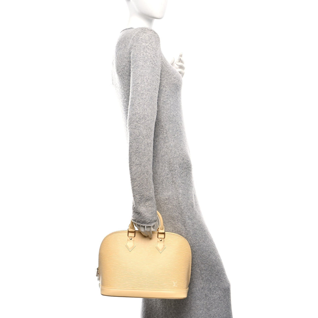 Louis Vuitton Epi Alma PM Vanilla